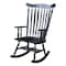 International Concepts Solid Wood Rocker, Antique Black R37-120 - alternate 8